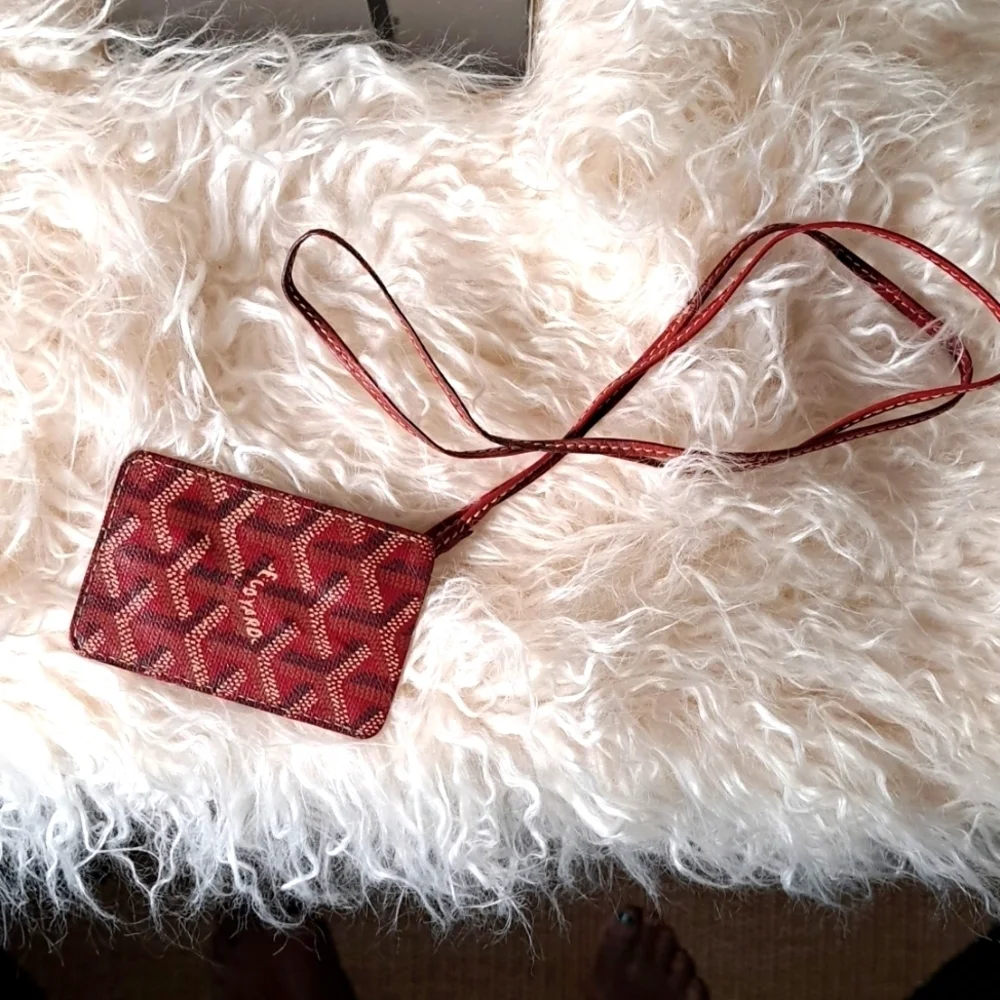 Goyard Goyardine Lanyard Card Holder